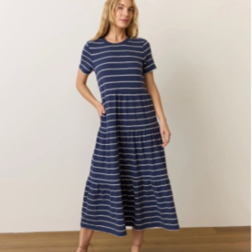 Marine Layer Sade Vintage Slub Dress, size L
